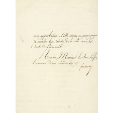 Lettre administrative. 
