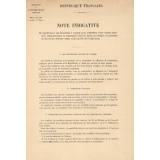 Note indicative Des conditions et des formalités à remplir pour l'obtention d'une bourse communale, départementale ou nationale dans les lycées ou collèges, en exécution du décret du 7 Février 1852, et de l'arrêté du 9 dudit mois.