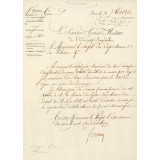 Lettre administrative. 