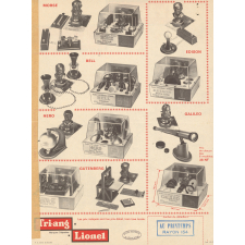Publicité de la marque Tri-ang : gamme Lionel