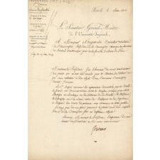 Lettre administrative. 