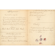 Cahier de divertissements. 