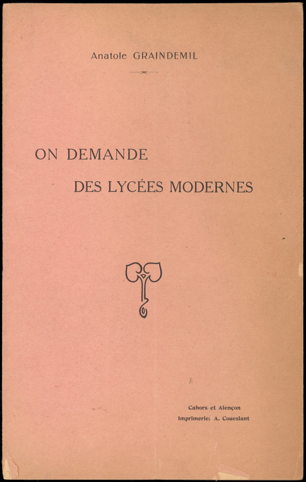 On demande des lycées modernes.