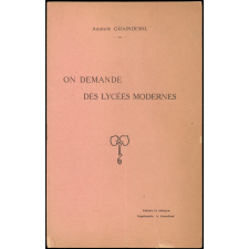 On demande des lycées modernes.