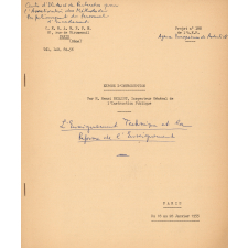 L'Enseignement Technique et la Réforme de l'Enseignement.