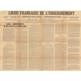 Ligue française de l'enseignement. N° 556, 1er décembre 1918.