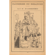 Causeries du dimanche. La F..-M.. et l'enseignement.