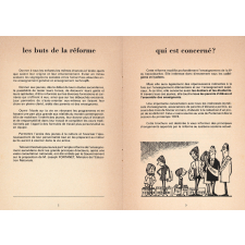 La Réforme de l'enseignement secondaire. Pourquoi une réforme ? Quand s'appliquera-t-elle ? Qu'est-ce qui va changer ?