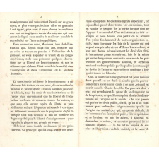 Observations sur la Liberté de l'Enseignement, les moyens d'en empêcher l'abus, et d'en garantir la jouissance, et sur les réformes que réclame l'état actuel de la Société dans l'Instruction et l'Education de la Jeunesse française. Publiées à l'occasion du discours du Ministre au Concours général.