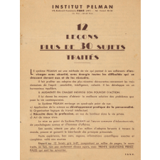Pelmanisme. Leçons pour l'éducation scientifique de l'esprit et la culture de la mémoire.