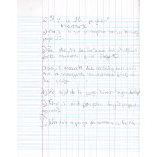 Cahier de CDI
