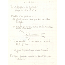Cahier de cours de guitare