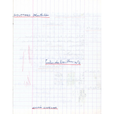 Cahier de brouillon n°2