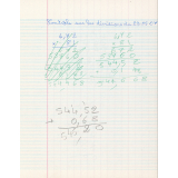 Cahier de brouillon 