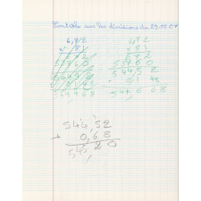 Cahier de brouillon 
