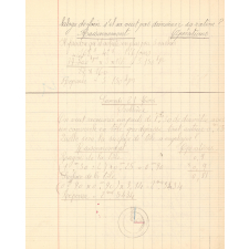 Cahier de calcul