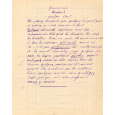 Cahier de roulement