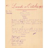 Cahier de roulement