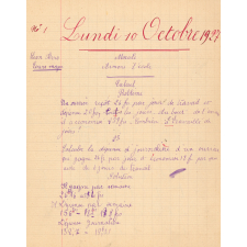 Cahier de roulement
