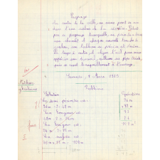 Cahier de roulement