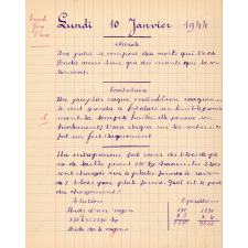 Cahier de roulement