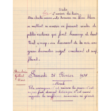 Cahier de roulement