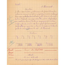 Cahier de roulement