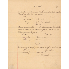 Cahier des devoirs de classe