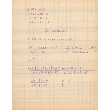 Cahier d'algèbre
