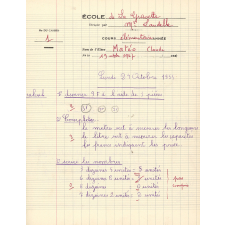 Cahier spécial de devoirs mensuels