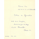 cahier de géométrie