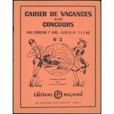 Cahier de vacances avec concours