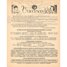 Cahier de vacances avec concours
