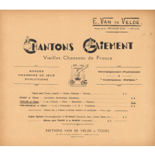 Chantons gaiement : Vieilles chansons de France