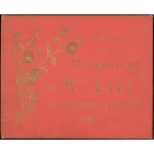 Répertoire de mademoiselle Lili : Chansonnettes enfantines