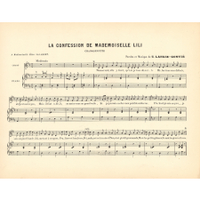 Répertoire de mademoiselle Lili : Chansonnettes enfantines