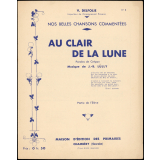 Au clair de la lune : Partie de l'élève