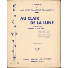 Au clair de la lune : Partie de l'élève