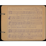 Livret de chansons d'une institutrice