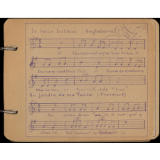Livret de chansons d'une institutrice