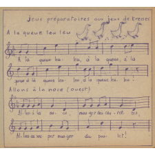 Livret de chansons d'une institutrice