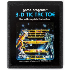 Jeu Atari :  3-D TIC-TAC-TOE