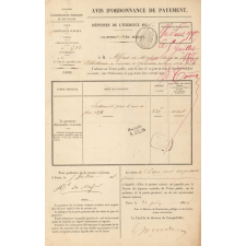 Avis d'ordonnance de payement.