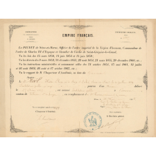 Nomination de Hector-Elouy Noël comme Instituteur à Cerneux (Seine-et-Marne). 