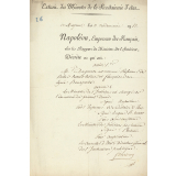 Extrait des minutes de la secrétairerie d'état. 