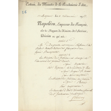 Extrait des minutes de la secrétairerie d'état.