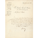 Lettre administrative. 