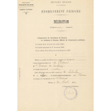 Nomination d'une institutrice stagiaire.