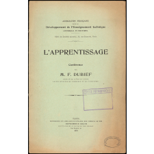 L'Apprentissage. Conférence.