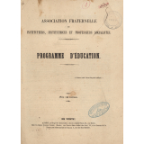 Programme d'éducation.